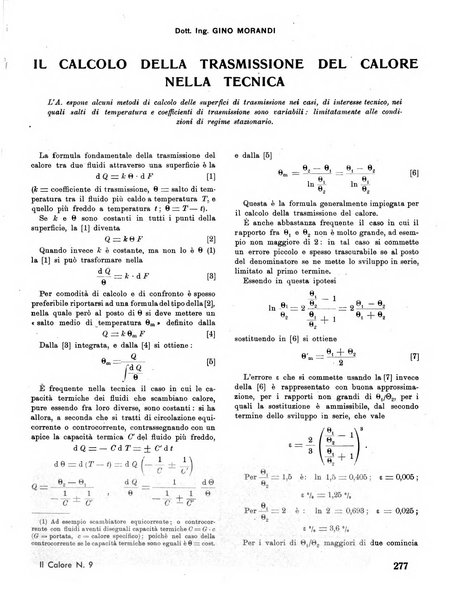 Il calore rassegna tecnica mensile dell'Associazione nazionale per il controllo della combustione