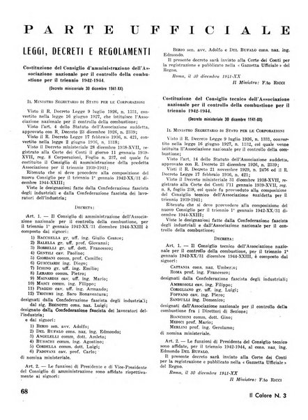 Il calore rassegna tecnica mensile dell'Associazione nazionale per il controllo della combustione