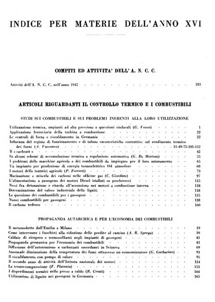 Il calore rassegna tecnica mensile dell'Associazione nazionale per il controllo della combustione