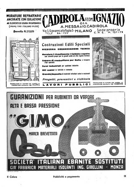 Il calore rassegna tecnica mensile dell'Associazione nazionale per il controllo della combustione