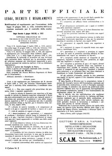 Il calore rassegna tecnica mensile dell'Associazione nazionale per il controllo della combustione