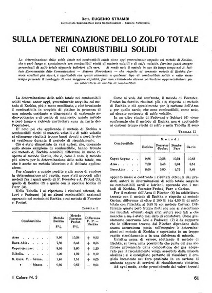 Il calore rassegna tecnica mensile dell'Associazione nazionale per il controllo della combustione