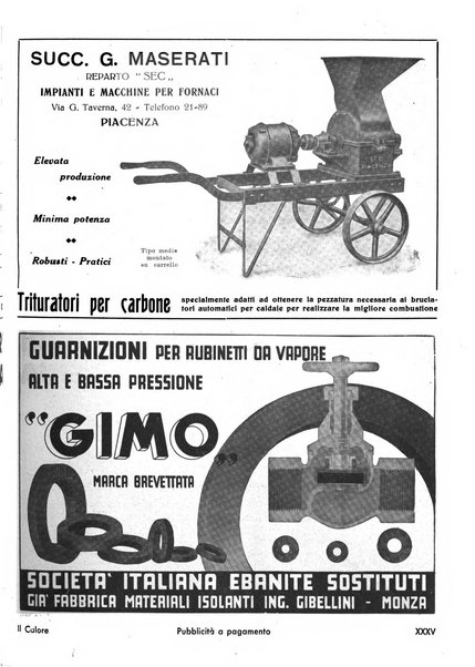 Il calore rassegna tecnica mensile dell'Associazione nazionale per il controllo della combustione