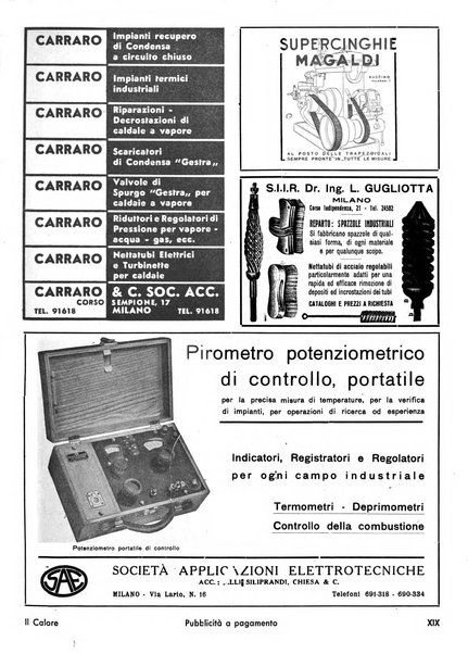 Il calore rassegna tecnica mensile dell'Associazione nazionale per il controllo della combustione