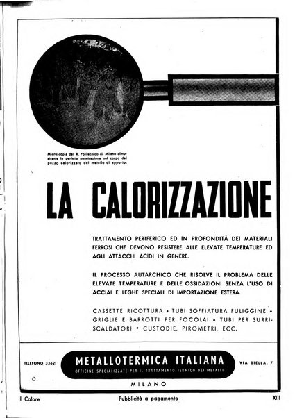 Il calore rassegna tecnica mensile dell'Associazione nazionale per il controllo della combustione