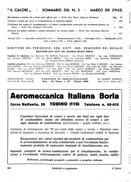 Il calore rassegna tecnica mensile dell'Associazione nazionale per il controllo della combustione