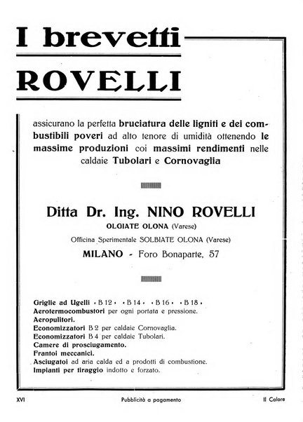 Il calore rassegna tecnica mensile dell'Associazione nazionale per il controllo della combustione