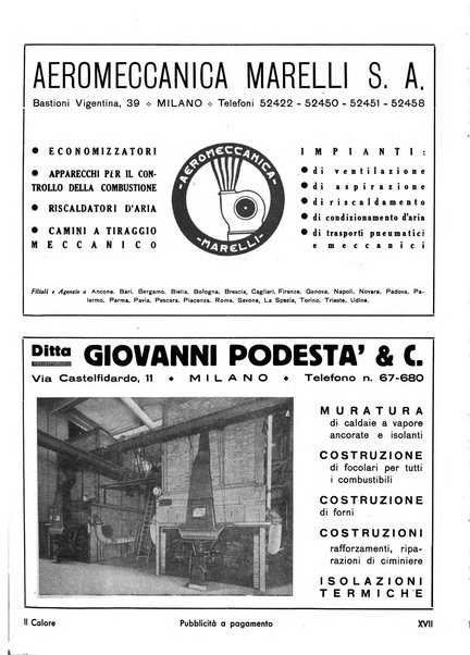 Il calore rassegna tecnica mensile dell'Associazione nazionale per il controllo della combustione