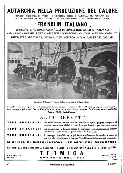 Il calore rassegna tecnica mensile dell'Associazione nazionale per il controllo della combustione