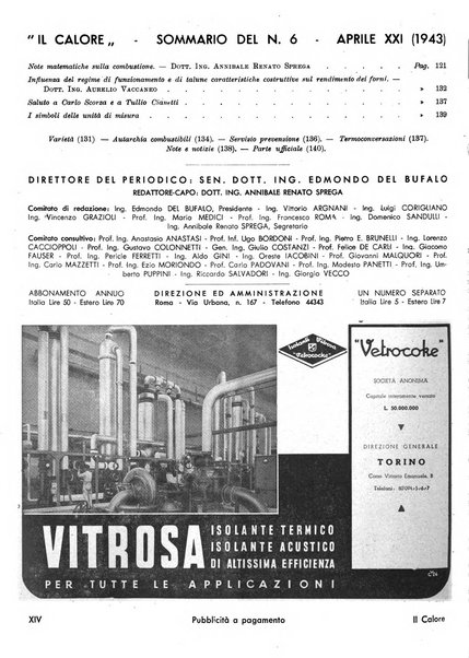 Il calore rassegna tecnica mensile dell'Associazione nazionale per il controllo della combustione