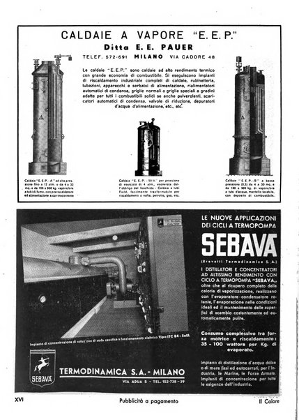 Il calore rassegna tecnica mensile dell'Associazione nazionale per il controllo della combustione