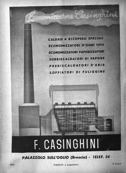 Il calore rassegna tecnica mensile dell'Associazione nazionale per il controllo della combustione