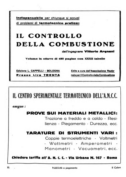 Il calore rassegna tecnica mensile dell'Associazione nazionale per il controllo della combustione