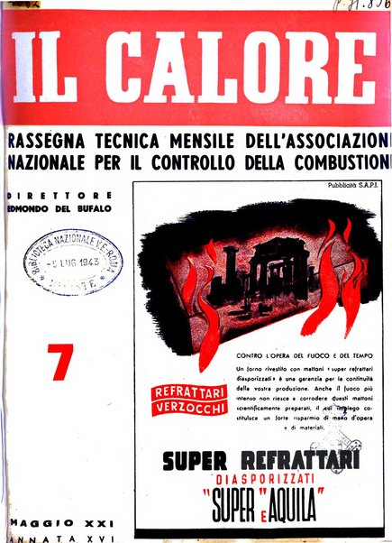 Il calore rassegna tecnica mensile dell'Associazione nazionale per il controllo della combustione