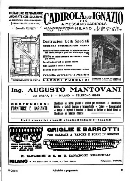 Il calore rassegna tecnica mensile dell'Associazione nazionale per il controllo della combustione