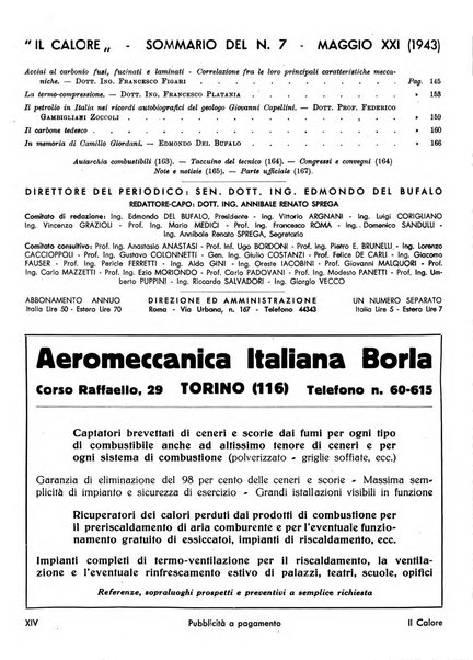 Il calore rassegna tecnica mensile dell'Associazione nazionale per il controllo della combustione