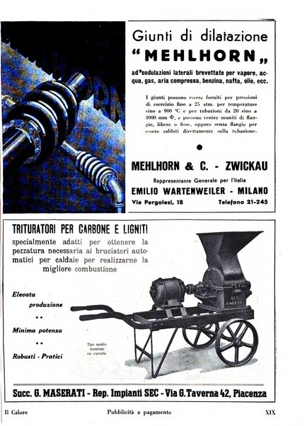 Il calore rassegna tecnica mensile dell'Associazione nazionale per il controllo della combustione