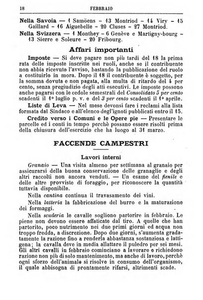 Il campagnuolo almanacco strenna agricolo letterario illustrato