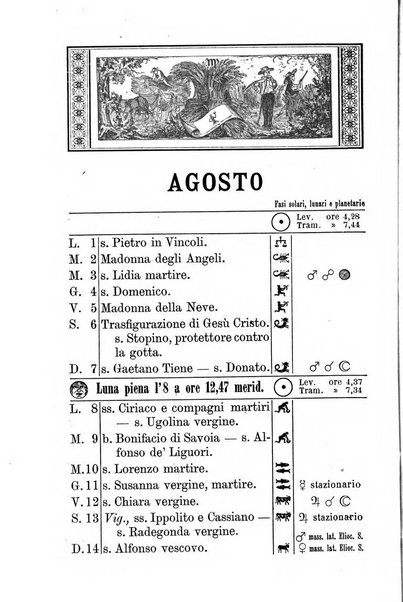 Il campagnuolo almanacco strenna agricolo letterario illustrato