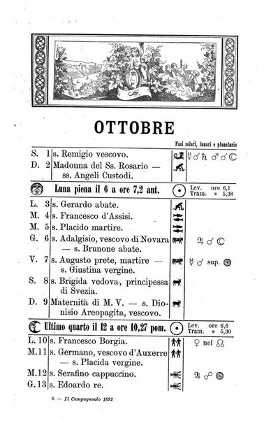 Il campagnuolo almanacco strenna agricolo letterario illustrato