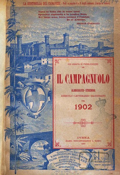 Il campagnuolo almanacco strenna agricolo letterario illustrato