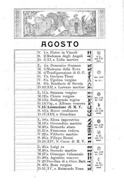 Il campagnuolo almanacco strenna agricolo letterario illustrato