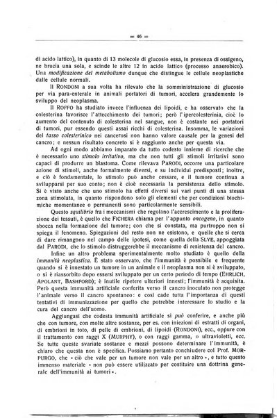 Il Cancro rivista trimestrale del centro per lo studio, diagnosi e cura dei tumori