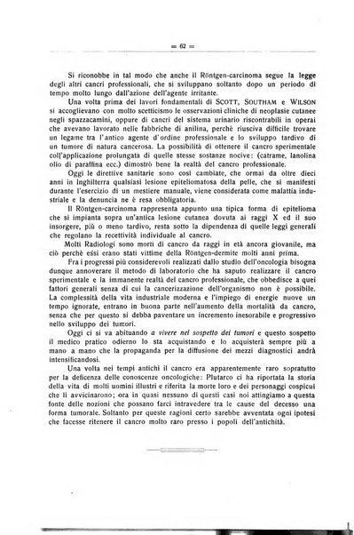 Il Cancro rivista trimestrale del centro per lo studio, diagnosi e cura dei tumori