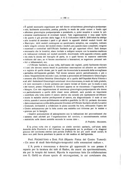 Il Cancro rivista trimestrale del centro per lo studio, diagnosi e cura dei tumori