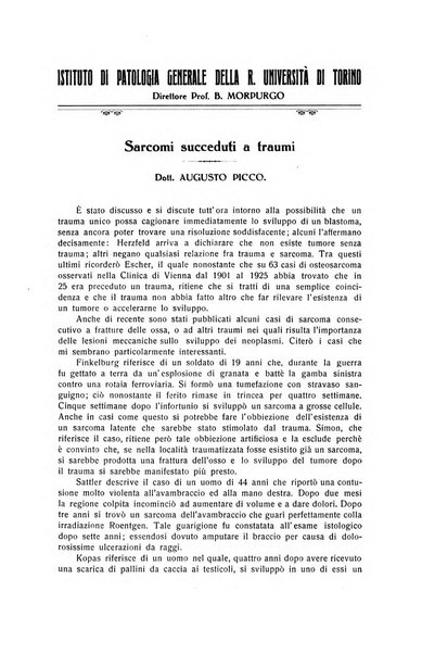 Il Cancro rivista trimestrale del centro per lo studio, diagnosi e cura dei tumori