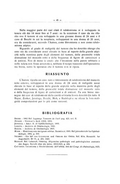 Il Cancro rivista trimestrale del centro per lo studio, diagnosi e cura dei tumori