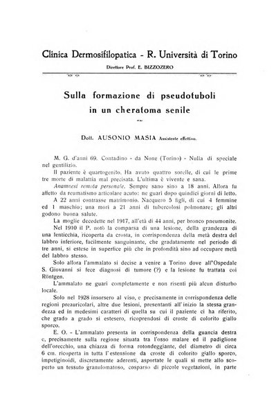 Il Cancro rivista trimestrale del centro per lo studio, diagnosi e cura dei tumori