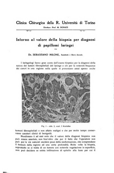 Il Cancro rivista trimestrale del centro per lo studio, diagnosi e cura dei tumori