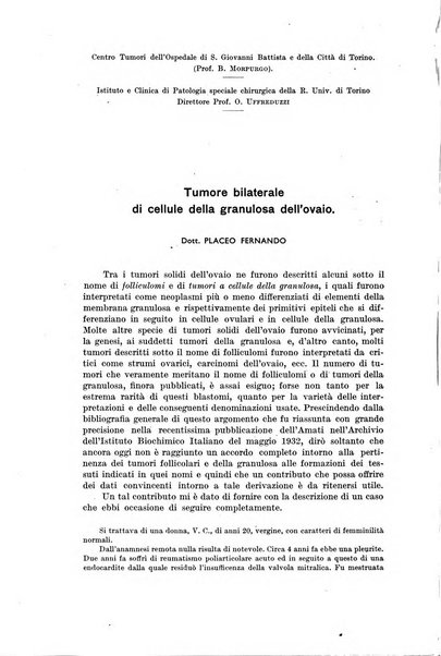 Il Cancro rivista trimestrale del centro per lo studio, diagnosi e cura dei tumori