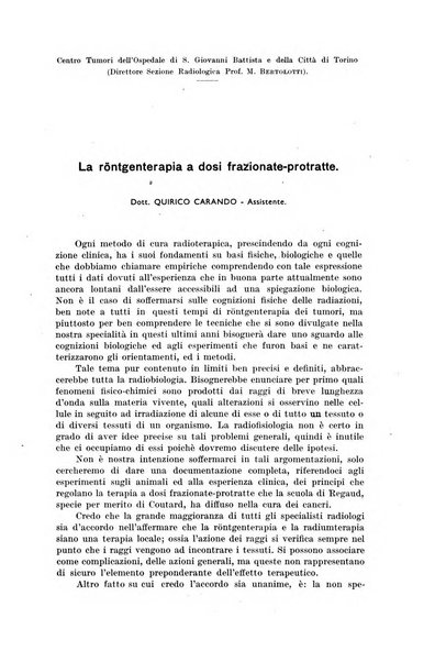 Il Cancro rivista trimestrale del centro per lo studio, diagnosi e cura dei tumori