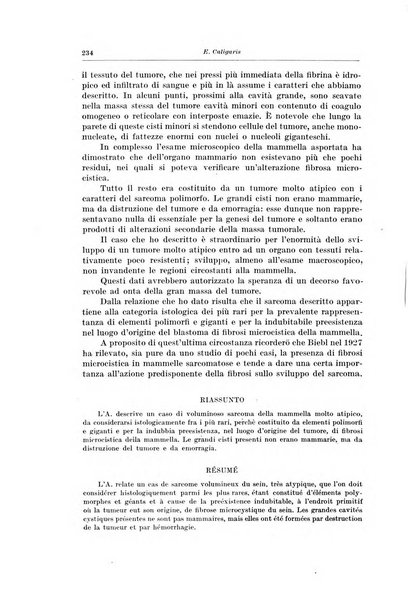 Il Cancro rivista trimestrale del centro per lo studio, diagnosi e cura dei tumori