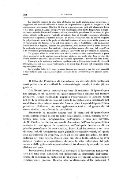 Il Cancro rivista trimestrale del centro per lo studio, diagnosi e cura dei tumori