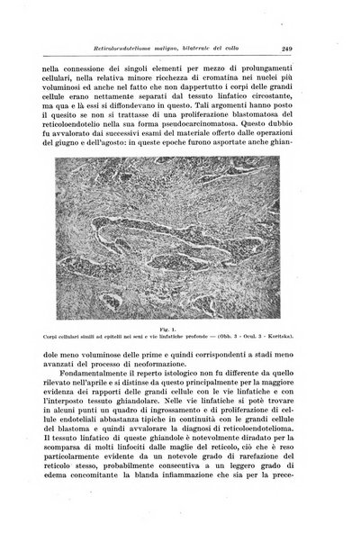 Il Cancro rivista trimestrale del centro per lo studio, diagnosi e cura dei tumori