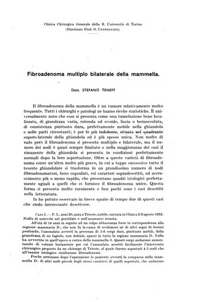 Il Cancro rivista trimestrale del centro per lo studio, diagnosi e cura dei tumori