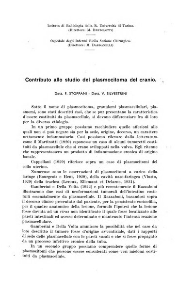 Il Cancro rivista trimestrale del centro per lo studio, diagnosi e cura dei tumori