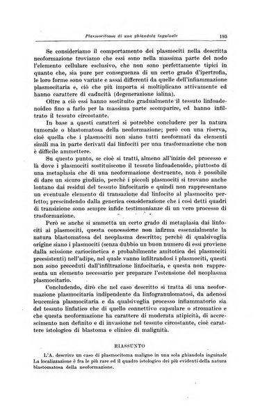 Il Cancro rivista trimestrale del centro per lo studio, diagnosi e cura dei tumori