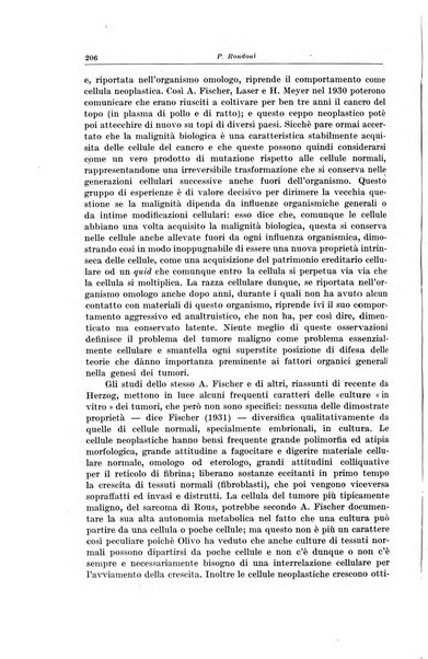 Il Cancro rivista trimestrale del centro per lo studio, diagnosi e cura dei tumori