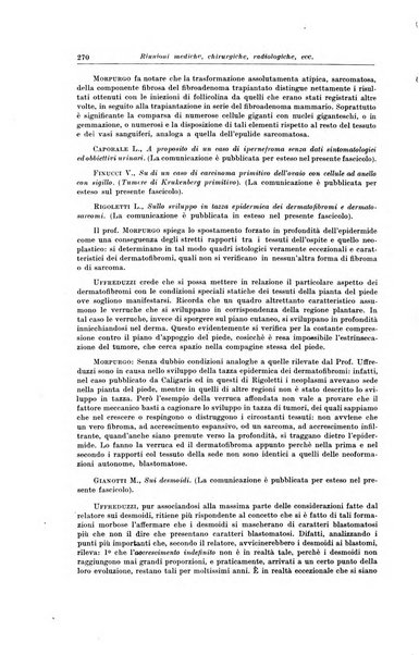 Il Cancro rivista trimestrale del centro per lo studio, diagnosi e cura dei tumori