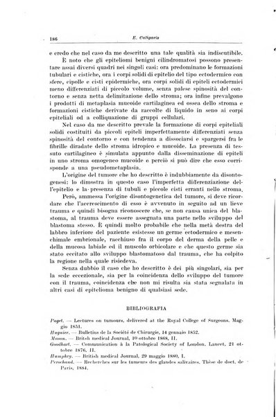 Il Cancro rivista trimestrale del centro per lo studio, diagnosi e cura dei tumori