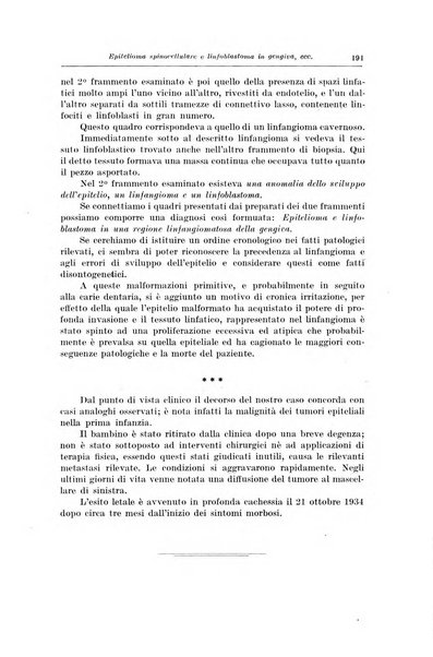 Il Cancro rivista trimestrale del centro per lo studio, diagnosi e cura dei tumori