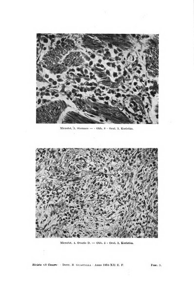 Il Cancro rivista trimestrale del centro per lo studio, diagnosi e cura dei tumori