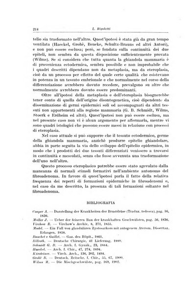 Il Cancro rivista trimestrale del centro per lo studio, diagnosi e cura dei tumori