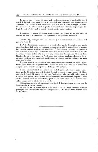 Il Cancro rivista trimestrale del centro per lo studio, diagnosi e cura dei tumori