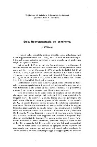 Il Cancro rivista trimestrale del centro per lo studio, diagnosi e cura dei tumori