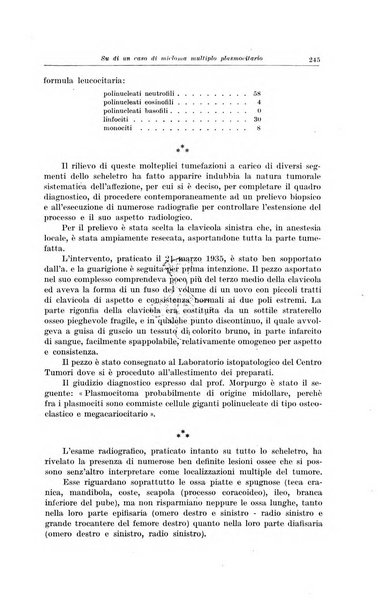 Il Cancro rivista trimestrale del centro per lo studio, diagnosi e cura dei tumori